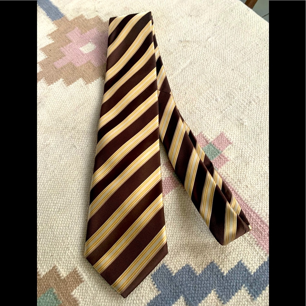 Hugo Boss Brown Rep Stripe